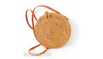 Balinese Original Circle Rattan Bags Hand Woven